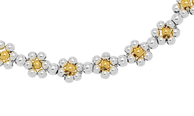 Estella Bartlett Amelia Daisy Chain Bracelet In Metallic