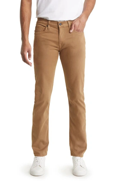 Shop 7 For All Mankind Slimmy Slim Fit Clean Pocket Performance Jeans In Dark Khaki