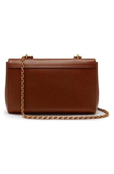 Mulberry Lily Medium Grained Leather Shoulder Bag In Brown