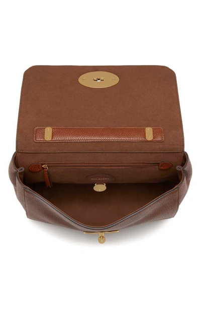 Mulberry Lily Medium Grained Leather Shoulder Bag In Brown