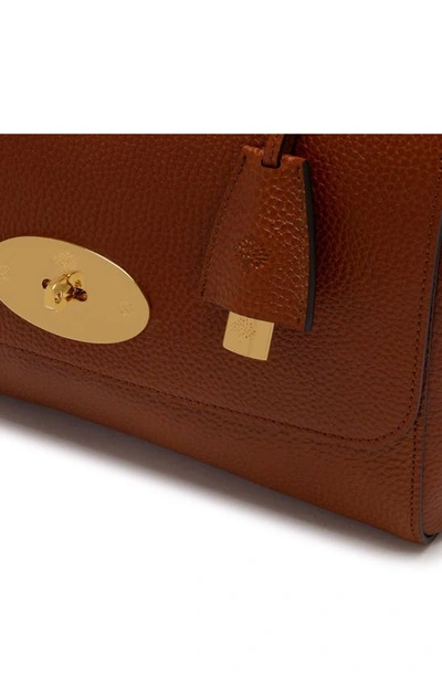 Mulberry Lily Medium Grained Leather Shoulder Bag In Brown
