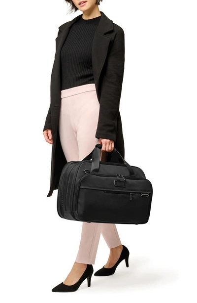 Briggs & Riley Baseline Expandable Cabin Bag In Black