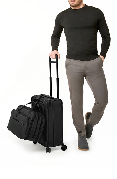 Briggs & Riley Baseline Expandable Cabin Bag In Black