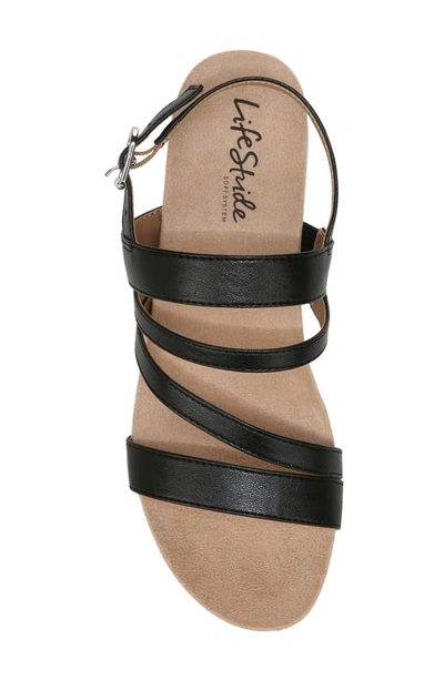 Shop Lifestride Discover Wedge Sandal In Black