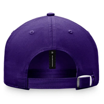 Shop Top Of The World Purple Tcu Horned Frogs Slice Adjustable Hat In Green