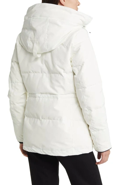 Shop Canada Goose Chelsea 625 Fill Power Down Parka In North Star White