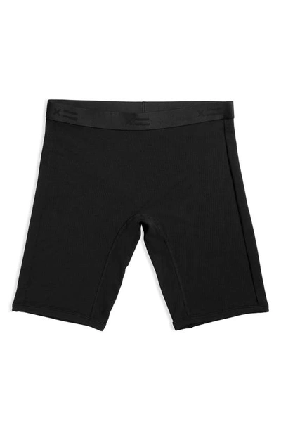 Shop Tomboyx Stretch Modal 9-inch Boxer Briefs In Black