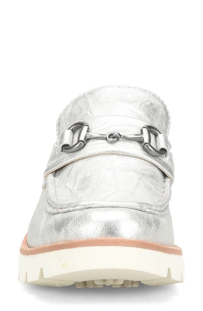 Shop Söfft Prewitt Horsebit Loafer In Silver