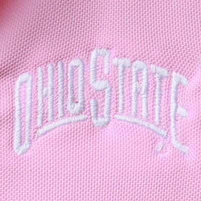 Shop Garb Girls Infant  Pink Ohio State Buckeyes Caroline Cap Sleeve Polo Bodysuit
