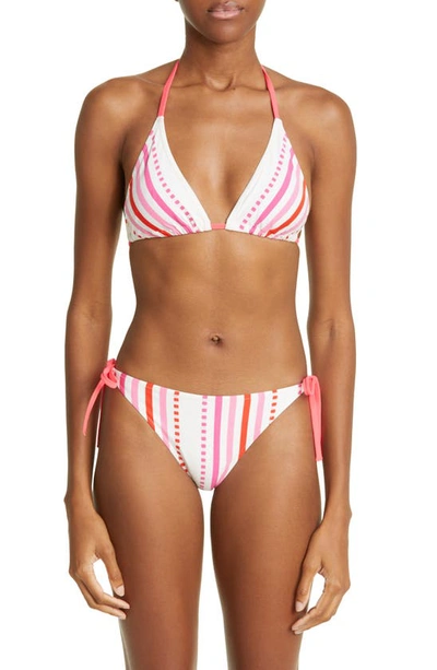 Shop Lemlem Eshe String Bikini Bottoms In Pink
