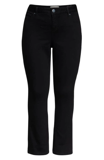 Shop Slink Jeans High Waist Bootcut Jeans In Solid Black