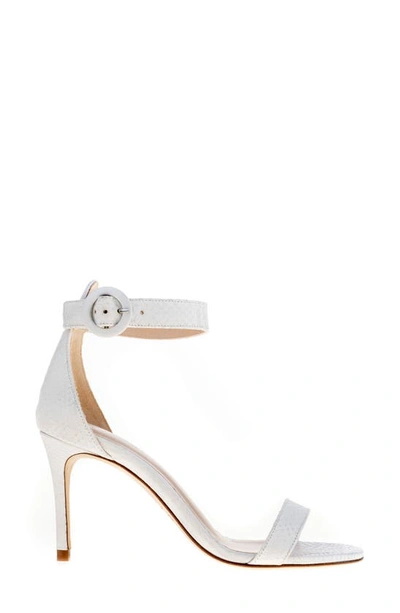 Shop L Agence Gisele Ii Ankle Strap Sandal In White