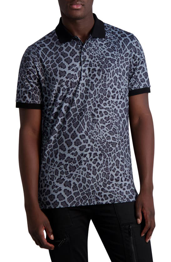 cheetah print polo