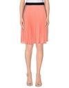 Neil Barrett Knee Length Skirt In Pink