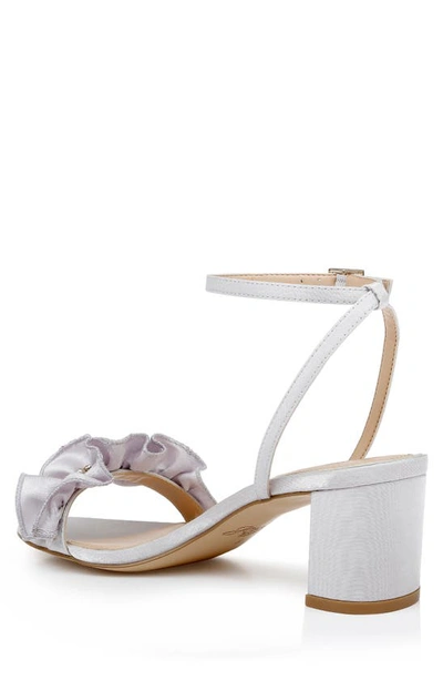 Shop Jewel Badgley Mischka Desirie Sandal In Lilac Fabric