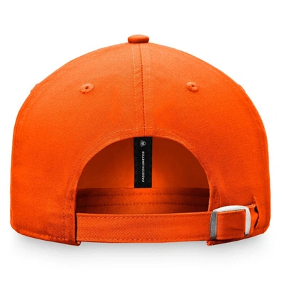 Shop Top Of The World Orange Clemson Tigers Slice Adjustable Hat In Green