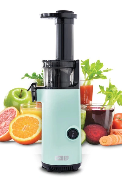 Dash Compact Cold Press Power Juicer In Aqua
