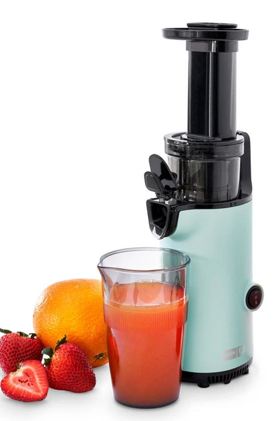 Dash Compact Cold Press Power Juicer In Aqua