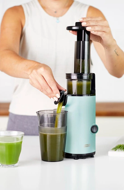 Dash Compact Cold Press Power Juicer In Aqua