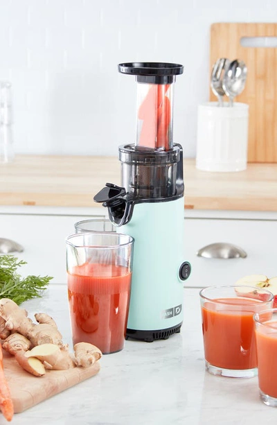 Dash Compact Cold Press Power Juicer In Aqua