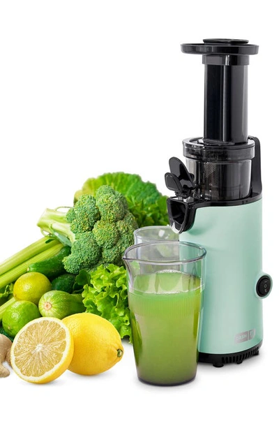 Dash Compact Cold Press Power Juicer In Aqua