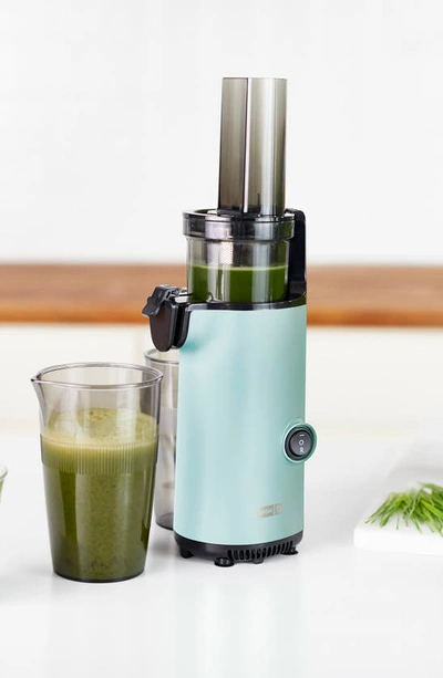 Dash Compact Cold Press Power Juicer In Aqua