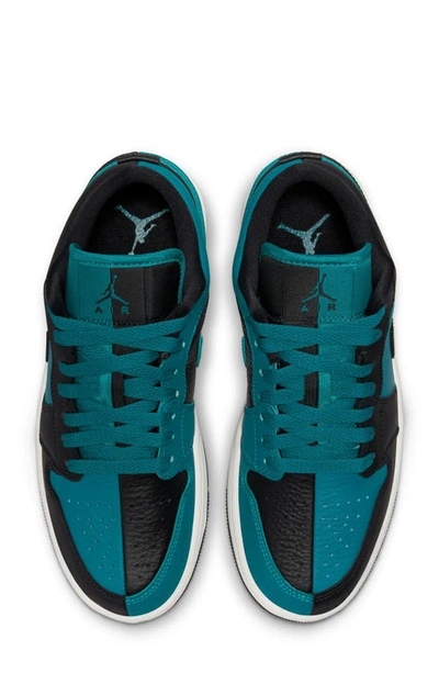 Shop Jordan Air  1 Low Se Basketball Sneaker In Bright Spruce/ Black/ Sail
