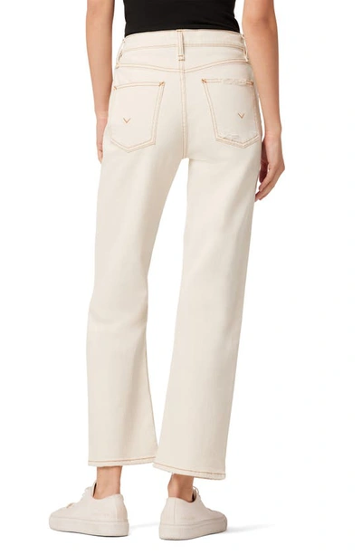 Hudson Remi Straight Ankle Jeans In Rip And Repair