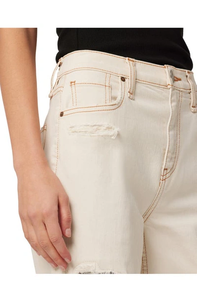 Hudson Remi Straight Ankle Jeans In Rip And Repair