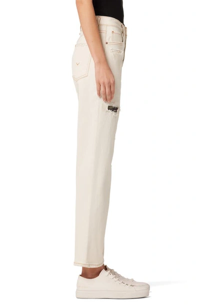 Hudson Remi Straight Ankle Jeans In Rip And Repair