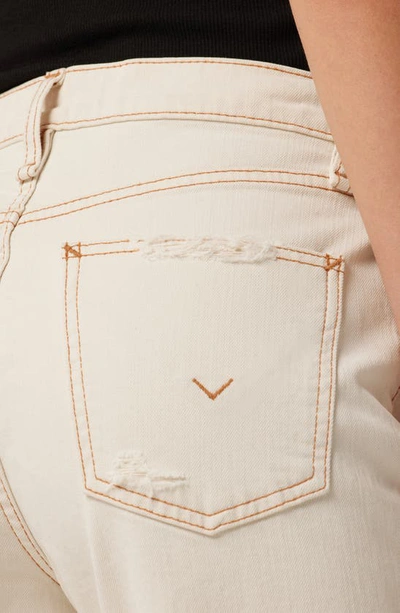 Hudson Remi Straight Ankle Jeans In Rip And Repair