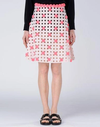 Shop Paskal Knee Length Skirts In Light Pink