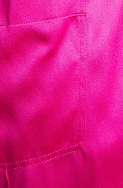Shop Tom Ford Stretch Silk Satin Pajama Pants In Hot Pink