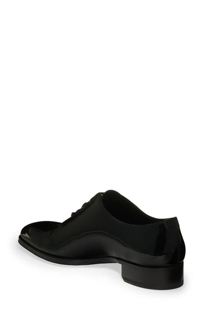 Shop Tom Ford Patent Leather Oxford In Black