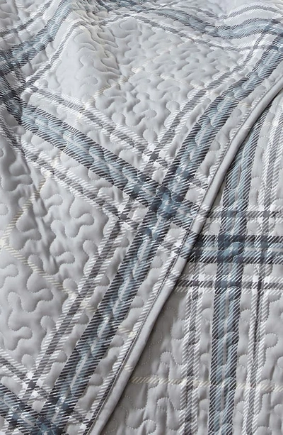 Southshore Fine Linens Plaid Collection- Luxury Premium Oversized Quilt Set In Gray