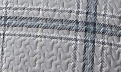 Southshore Fine Linens Plaid Collection- Luxury Premium Oversized Quilt Set In Gray