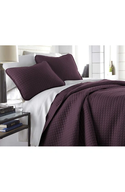 Shop Southshore Fine Linens Vilano Springs Oversized Quilt Set In Purple