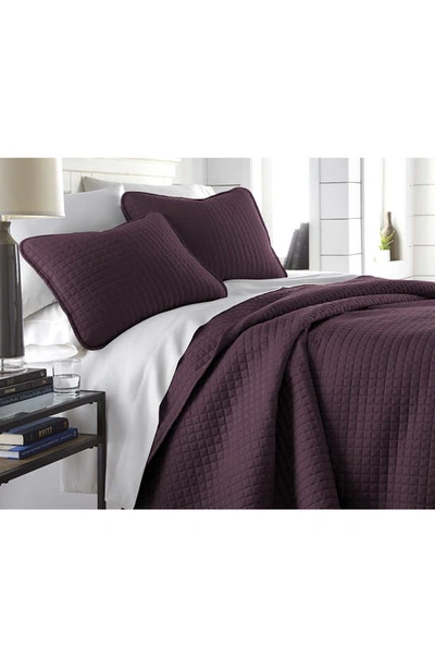 Southshore Fine Linens Vilano Springs Oversized Quilt Set In Purple
