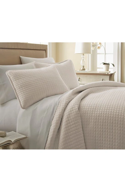 Southshore Fine Linens Vilano Springs Oversized Quilt Set In Bone
