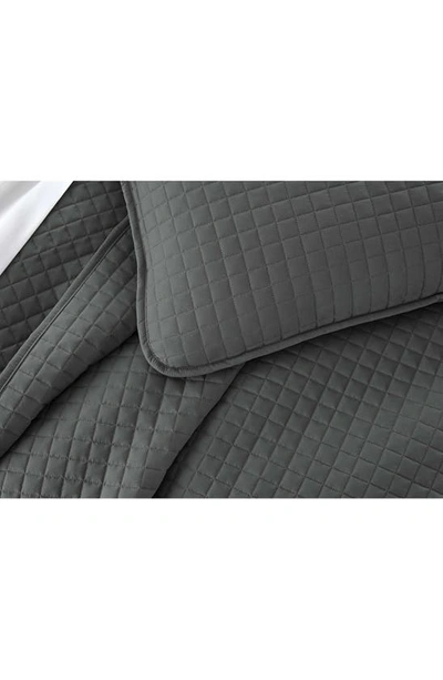Southshore Fine Linens Vilano Springs Oversized Quilt Set In Slate