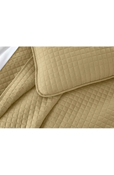 Southshore Fine Linens Vilano Springs Oversized Quilt Set In Gold