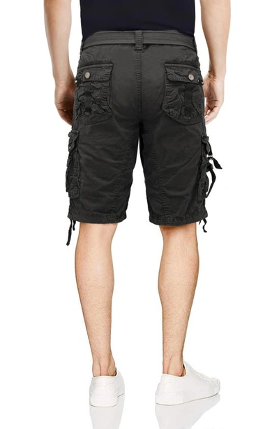 X-ray Belted Cargo Shorts In Charcoal