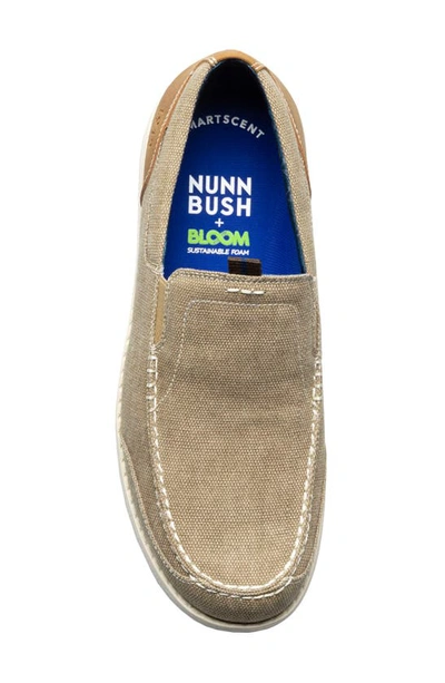 Shop Nunn Bush Brewski Slip-on Sneaker- Wide Width Available In Stone