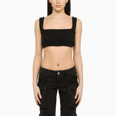 Shop Attico The  | Black Knitted Top