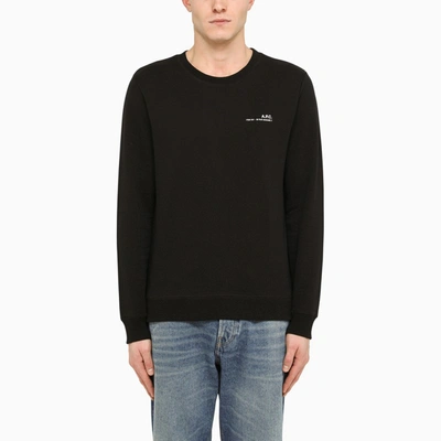 Shop Apc A.p.c. | Black Cotton Sweatshirt