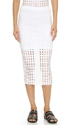 ALEXANDER WANG T Circular Knit Pencil Skirt