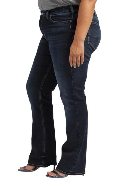 Silver Jeans Co. Plus Size Suki Mid Rise Slim Bootcut Jeans In Indigo