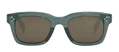 Shop Celine Bold 3 Dots Cl 40232 I 93j Square Sunglasses In Brown
