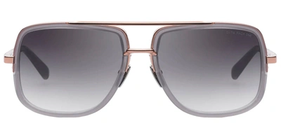 Shop Dita Mach-one S Navigator Sunglasses In Silver