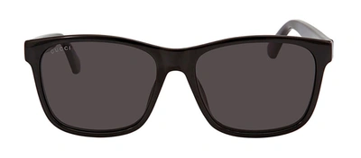 Shop Gucci Gg0746s 001 Wayfarer Sunglasses In Grey
